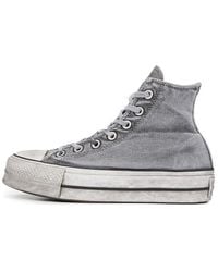 Converse - (Wmns) Chuck Taylor All Star Lift Smoked Canvas High Top - Lyst