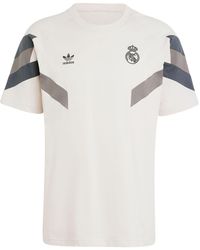 adidas - Real Madrid Originals T-Shirt 'Dark Mauve' - Lyst