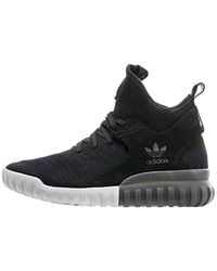 adidas - Tubular X Primeknit 'Core Carbon' - Lyst