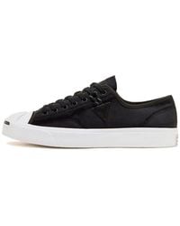 Converse - Faux Fur-Lined Leather Jack Purcell - Lyst