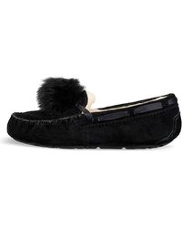 UGG - (Wmns) Ansley Bow Glimmer Fleece Lined Shoe - Lyst