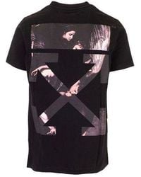Off-White c/o Virgil Abloh - Caravaggio Arrow Back Printing Short Sleeve Ordinary Version T-Shirt - Lyst