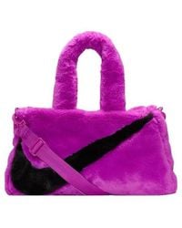 Nike - Nsw Faux Fur Tote Bag 'Vivid' - Lyst
