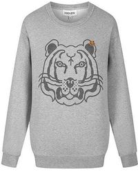 KENZO - (Wmns) Fw21 Tiger Head Printing Cotton Hoodie - Lyst