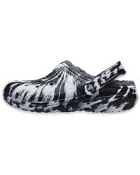 Crocs™ - (Wmns) Classic Lined Clog Outdoor Sandals 'Marbled' - Lyst