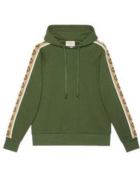 Gucci - Knitted Cotton Hooded Sweater For - Lyst