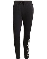adidas - M Lin Sj Te Pt Logo Printing Sports Training Cone Long Pants - Lyst