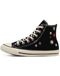 Converse - (Wmns) Chuck Taylor All Star High 'Daisy Embroidery - Lyst