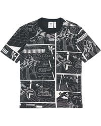 adidas - Originals Graphic Tee Printing Sports Round Neck Short Sleeve - Lyst
