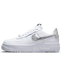 Nike - (Wmns) Air Force 1 Pixel Se 'Zebra' - Lyst