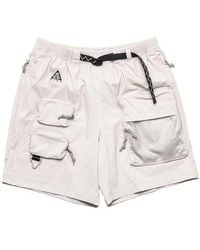 Nike - Acg Multiple Pockets Cargo Shorts Creamy - Lyst
