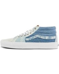 Vans - Sk8-Mid 'Washed Denim' - Lyst