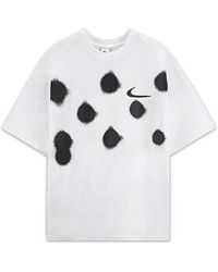 Nike - X Crossover Short-sleeve Top Ss21 Graffiti Logo Printing Knit Sports Short Sleeve T-shirt - Lyst