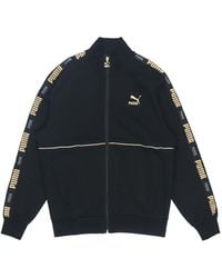 PUMA - Luxe Logo Sports Stand Collar Jacket - Lyst