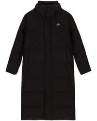 New Balance - Lifestyle Long Puffer Jacket - Lyst