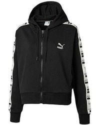 PUMA - (Wmns) Knit Hooded Zipper Jacket - Lyst