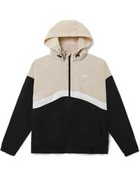 Vans - Colorblock Zipper Casual Hooded Jacket - Lyst
