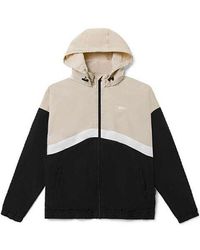 Vans - Colorblock Zipper Casual Hooded Jacket - Lyst