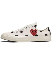 Converse - X Comme Des Garcons Play Chuck 70 Low Polka Dot' - Lyst