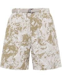 Nike - Acg Allover Print Trail Shorts 'Light Iron Ore Summit' - Lyst