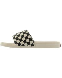 Vans - La Costa Slide-On Chessboard - Lyst