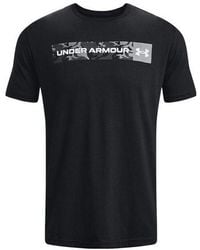 Under Armour - Camo Chest Stripe Short Sleeve T-Shirt - Lyst