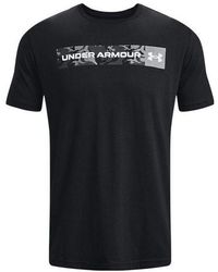 Under Armour - Camo Chest Stripe Short Sleeve T-shirt - Lyst