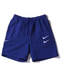 Nike - Swoosh French Terry Short Casual Sports Shorts - Lyst