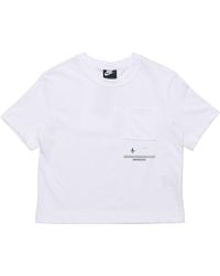 Nike - (Wmns) Sportswear Swoosh Short Printed Round Neck Pullover T-Shirt - Lyst