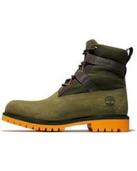 Timberland - Heritage 6 Inch Waterproof Leather And Fabric Boot - Lyst