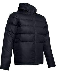 Under Armour - Sportstyle Down Hooded Jacket - Lyst