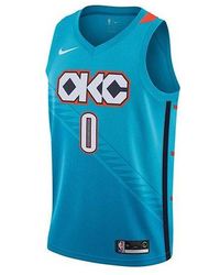 Nike - Nba Russell Westbrook City Edition (Oklahoma City Thunder) Swingman Jersey - Lyst