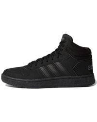 adidas - Hoops 2.0 Mid Shoes 'Core' - Lyst