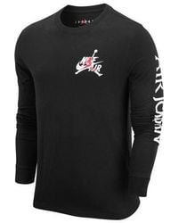 Nike - Logo Printing Round Neck Long Sleeves T-Shirt - Lyst