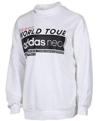 adidas - Neo Logo Printing Sweatshirt - Lyst