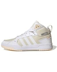 adidas - Neo 100Db Mid Basketball Shoes 'Chalk' - Lyst