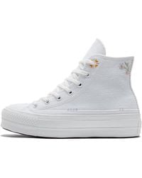 Converse - (Wmns) Chuck Taylor All Star Lift Platform High 'Autumn Embroidery' - Lyst