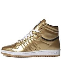 adidas - X Star Wars Top Ten Hi 'C-3Po' - Lyst