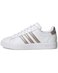 adidas - (Wmns) Grand Court Platinum Metallic' - Lyst