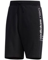 adidas - Neo M Cs Brndd Shrt Side Alphabet Printing Casual Sports Shorts - Lyst