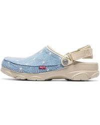 Crocs™ - X Levi's Sashiko Classic All-Terrain Clog 'Bone' - Lyst