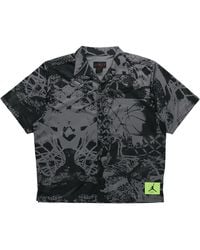 Nike - Flight Knitting Printing Wide Loose Basketball Short Sleeve Shirt - Lyst