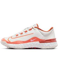 Nike - (Wmns) Alpha Huarache Elite 4 Turf 'Summit Light Wild Mango Vintage Coral Hyper Crimson' - Lyst