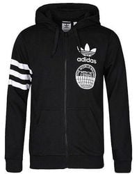 adidas - Originals Full Zip Hoody Jacket - Lyst