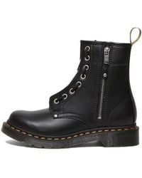 Dr. Martens - (Wmns) 1460 Double Zip Leather Lace Up Boots - Lyst