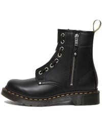 Dr. Martens - (Wmns) 1460 Double Zip Leather Lace Up Boots - Lyst