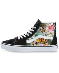 Vans - Tropical Animal Check Sk8-Hi - Lyst