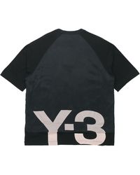 adidas - Y-3 Ss21 Rear Logo Printing Round Neck Short Sleeve T-shirt - Lyst