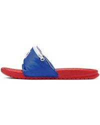 Nike - Benassi Jdi Fanny Pack Slides 'Crimson Royal' - Lyst