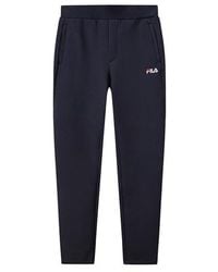 Fila - Straight Casual Pants Stay Warm Sports Knit Long Pants - Lyst